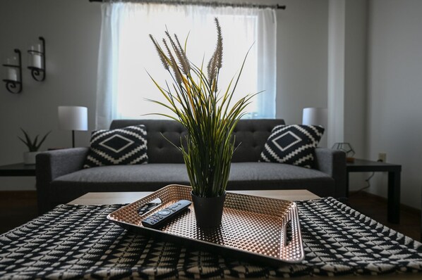 Living area - Central 2 Bd Great for Traveling Professionals! (Akron)