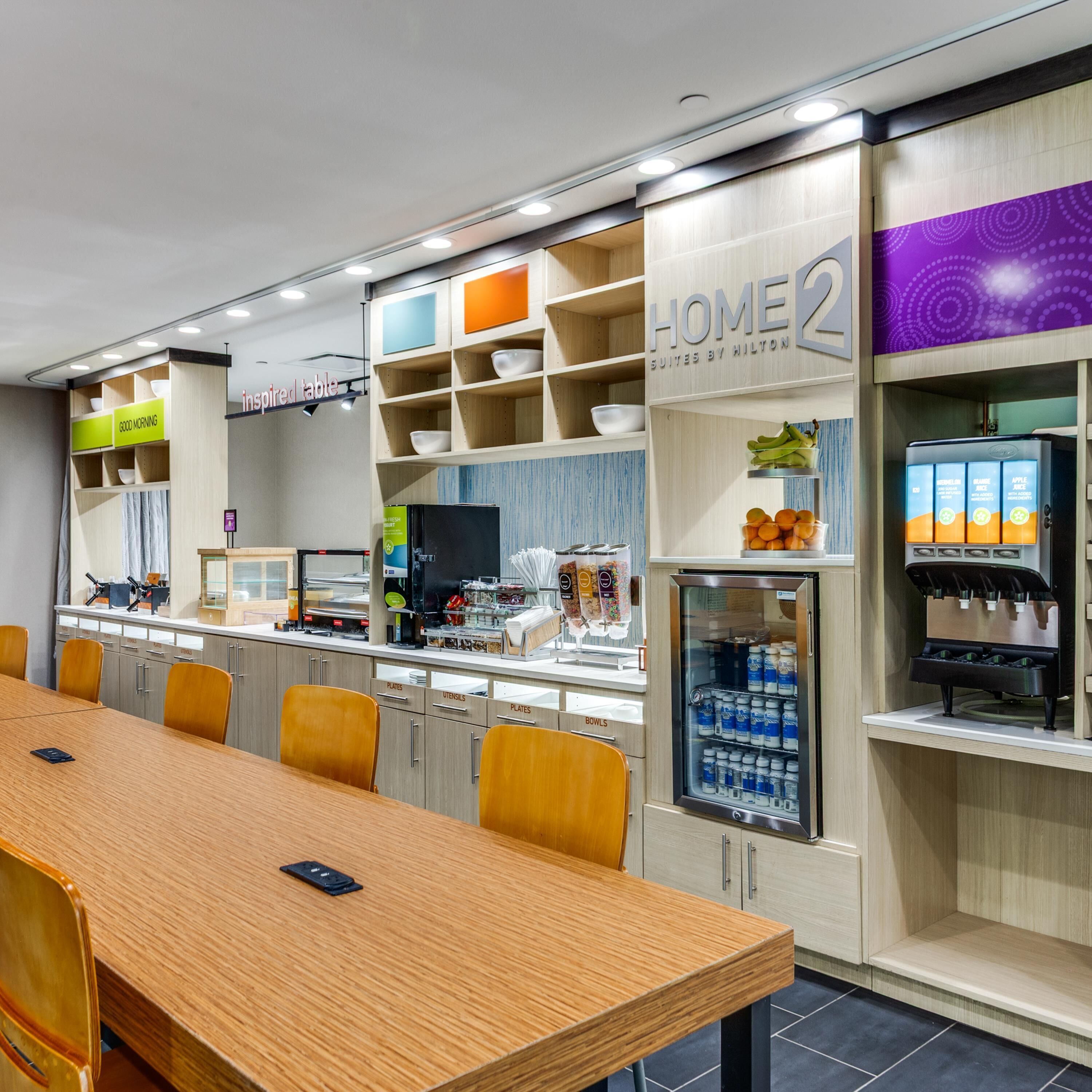 Free daily buffet breakfast 