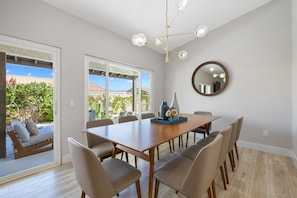 Dining - Lush Chic Living Private Backyard Heated Saltwater Pool (Indio)