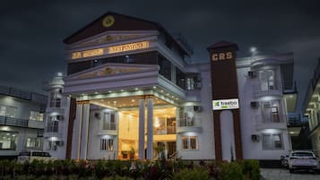 Front of property – evening/night