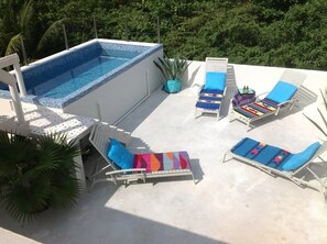 Property grounds - 3-Bedrm Home, King Beds, 3Min Walk to Beach, Rooftop Terrace & Pool, Restaurants (Puerto Morelos)