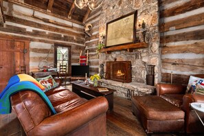 TV connectée, cheminée