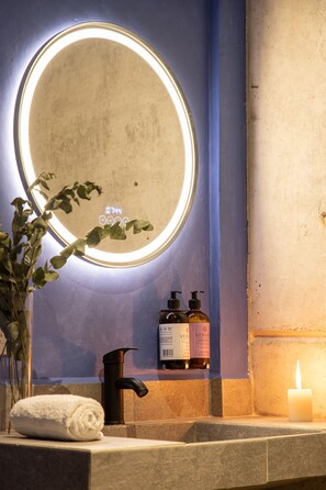 ラグジュアリー ハウス | バスルーム | シャワー、バスアメニティ (無料)、ヘアドライヤー、バスローブ