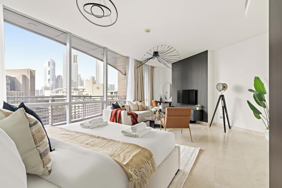 Gallery Studio | 1 bedroom, Egyptian cotton sheets, premium bedding, memory-foam beds