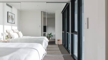 1 makuuhuone, silitysrauta/-lauta, vauvan matkasänky, ilmainen Wi-Fi