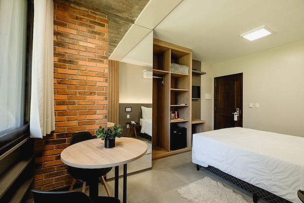 Luxury Double Room | In-room safe, blackout curtains, iron/ironing board, bed sheets