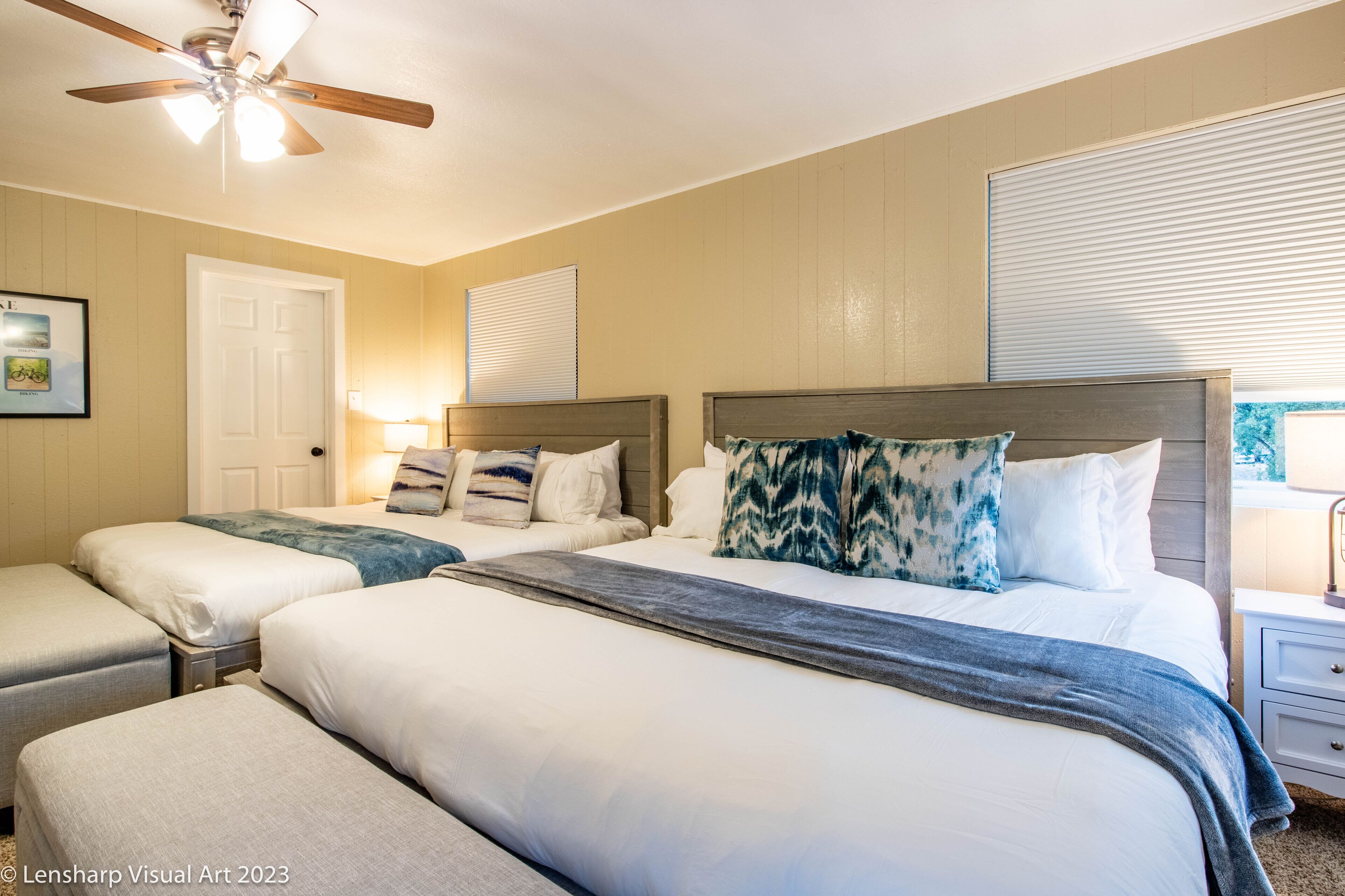 4 chambres, bureau, fer et planche à repasser, Wi-Fi gratuit