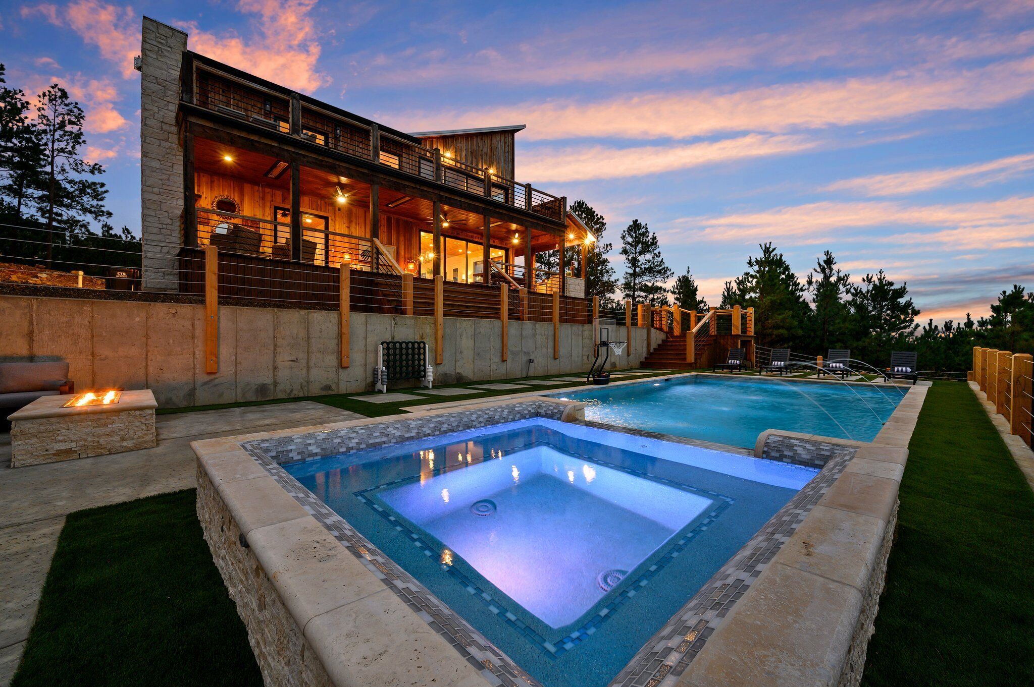 Piscine chauffée