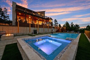 Una piscina riscaldata