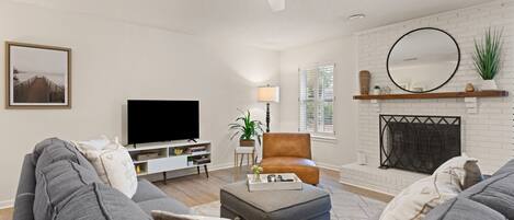 TV, books, offices