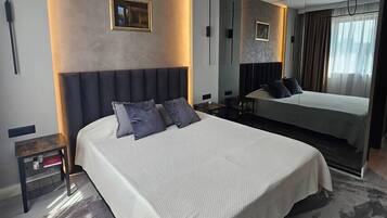 1 makuuhuone, silitysrauta/-lauta, Wi-Fi, vuodevaatteet