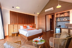 Kamar Double Deluks, 1 kamar tidur, Bebas Asap Rokok, pemandangan kebun | Seprai katun Mesir, seprai premium, dan selimut bulu angsa