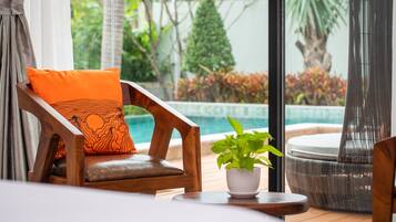 Suite familiar, 2 habitaciones, para no fumadores, vista al jardín | 2 habitaciones y sábanas de algodón egipcio