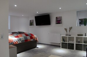1 Schlafzimmer, kostenloses WLAN, Bettwäsche, Rollstuhlgeeignet