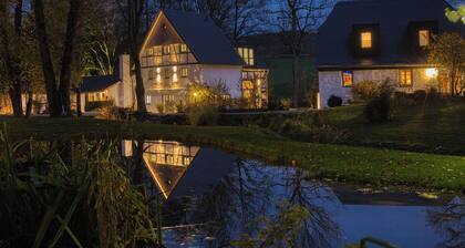 Ferienhaus 'Michels MĂŒhle - Wieder Land Sehen' mit privater Terrasse, privatem Garten und WLAN