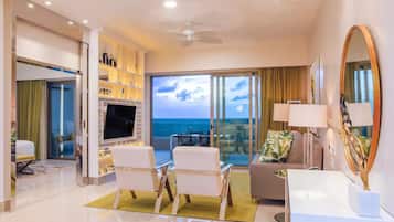 Vista a la playa o el mar