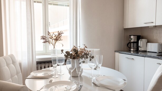 Deluxe Apartment | Private kitchen - 2ndhomes Top Floor 3BR Apartment w Sauna (Helsinki)