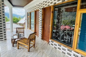 Overnatningsstedets facade