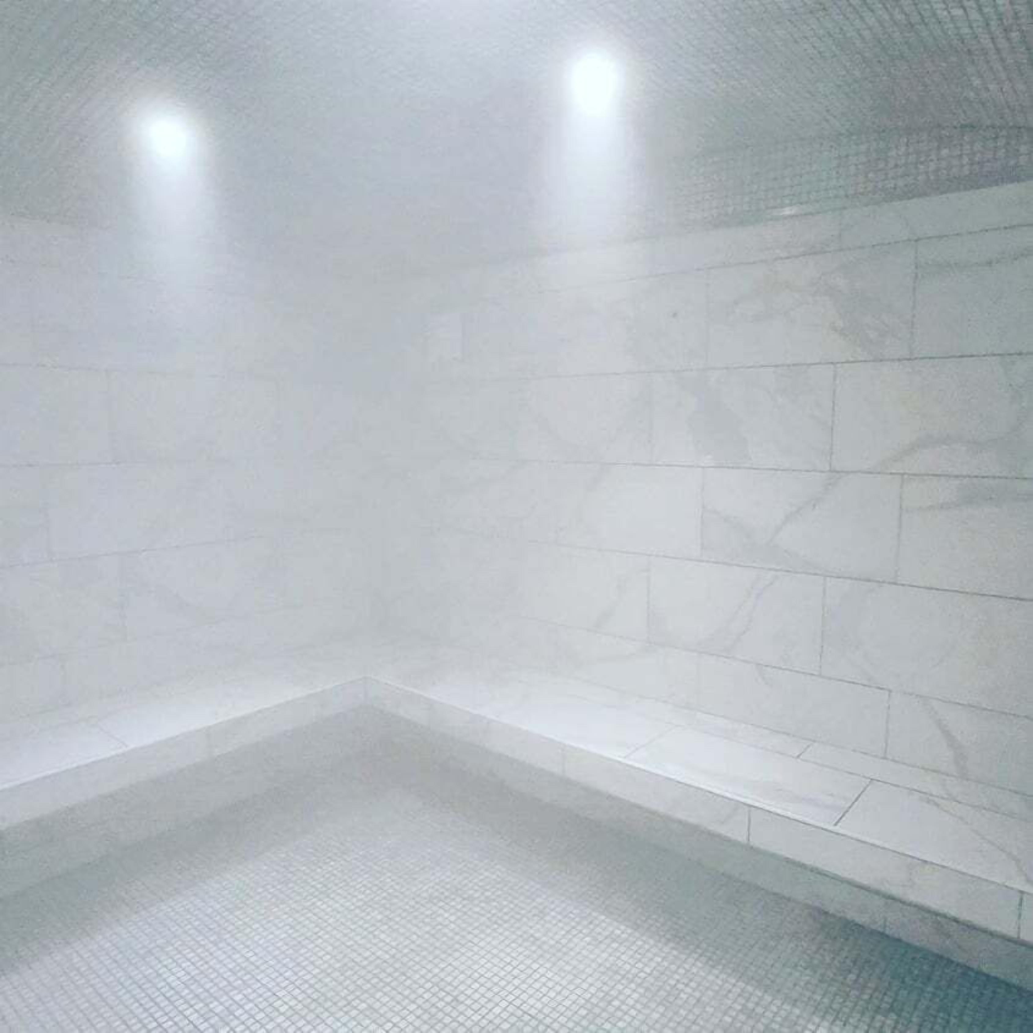 Steam room, massages