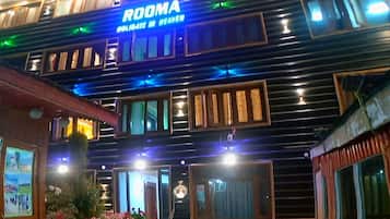 Front of property – evening/night