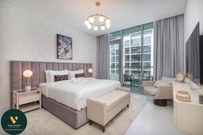 Luxury Apartment | 4 bedrooms, iron/ironing board, free WiFi - Vogue Lagoon District One Residence (Dubai)
