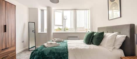 1 soverom, strykejern/-brett, wi-fi og sengetøy