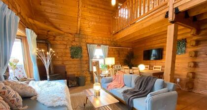 A log house with a cute southern French interior  / Kamo-gun Shizuoka