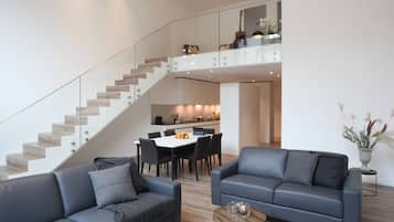 City Duplex | Living area | Flat-screen TV