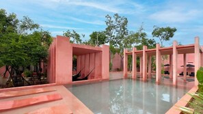 Outdoor pool - Chic Pink 2BR Villa: Designer Pool, Safe (Tulum)