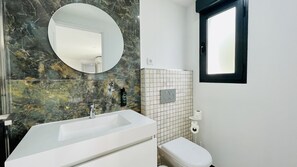 Shower, hair dryer