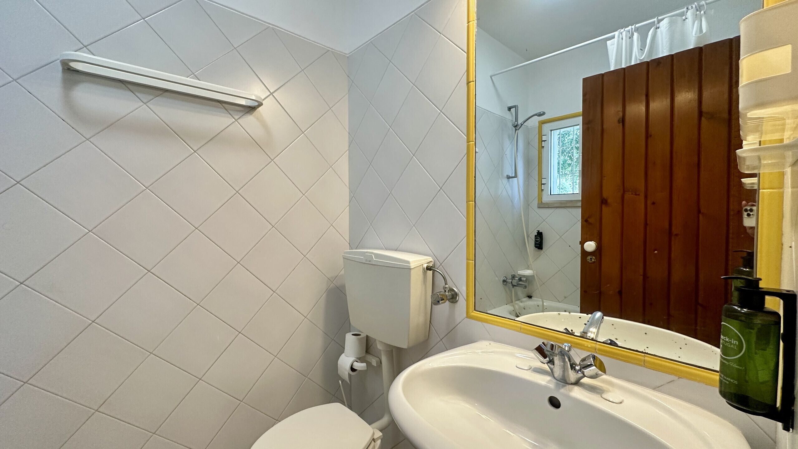 Shower, hair dryer