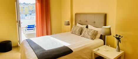 1 غرفة نوم ومكواة/لوح كي