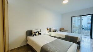 2 habitaciones, tabla de planchar con plancha y wifi 