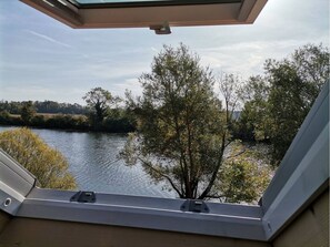 Blick von der Unterkunft