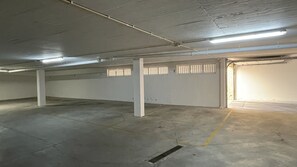 Park your car in this secure parking area with designated spaces and convenient access to adjacent areas.