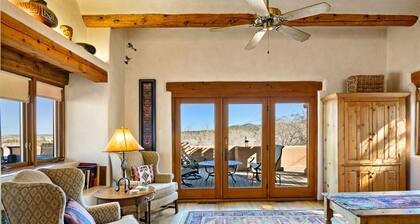 Walk to Canyon Rd | Mountain Views | Great Outdoor Space | 2 Masters