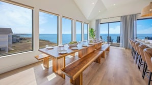 Dining - Premier Soundfront w/ Pool, Hot Tub, Elevator, EV Charger, Pickleball, Theater (Rodanthe)