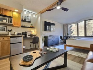 1 bedroom, iron/ironing board, WiFi, bed sheets - Beautifully Renovated! Studio near Resort,Pool,Hot Tub (Crested Butte)