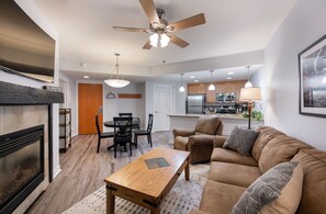 Lejlighed - 1 soveværelse | Opholdsområde