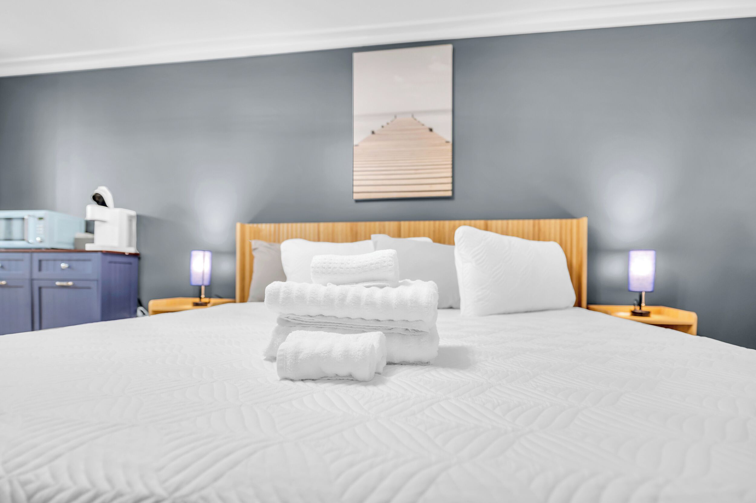 Wifi gratis y ropa de cama 