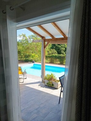 Outdoor pool - Villa Luciole Man' Nea (Sainte-Anne)
