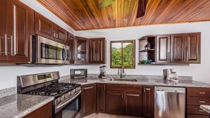 Private kitchen - Upscale Villa: Tropical Views & Outdoor Paradise! (Ciudad Cortés)