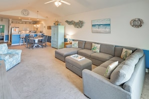 Apartment (3 Bedrooms) | Interior - Pool Access & Balcony: Modern Myrtle Beach Condo (Myrtle Beach)