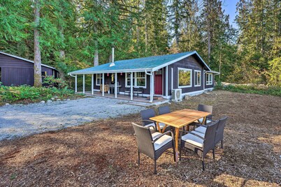 Dreamy Riverside Cabin With Fireplace & Grill