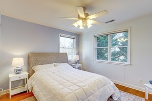 House (Multiple Bedrooms) | Interior - Fire Pit & Game Room: Marshall Getaway w/ Views! (Marshall)