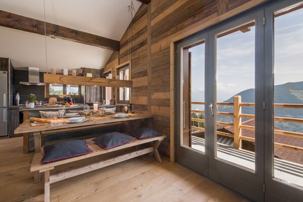 Dining - Chalet Capricorne Alpine Chique Sauna (Riddes)