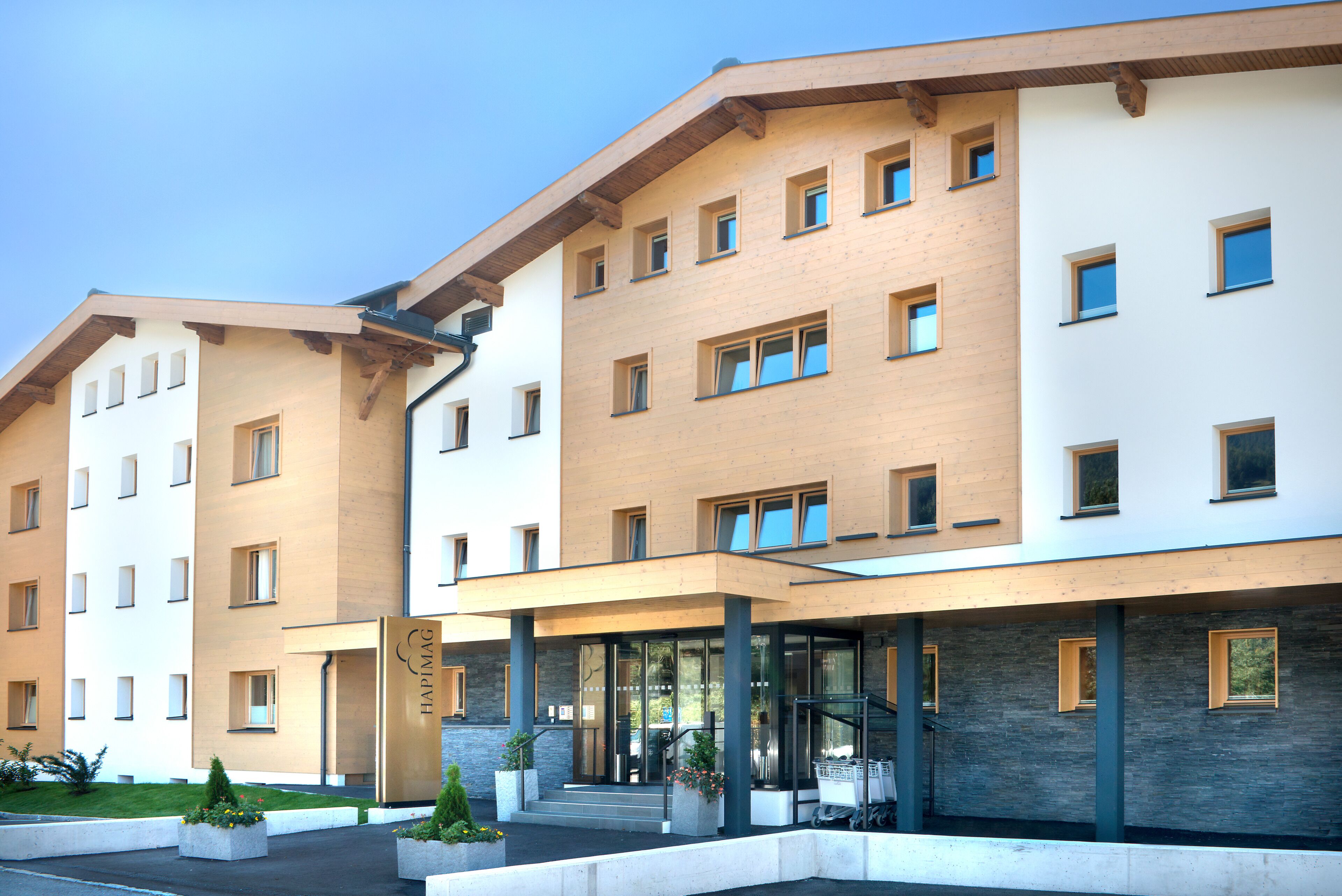 Fassade der Unterkunft