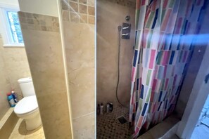 Basic Apartment, 1 King Bed | Bathroom | Shower, towels, soap, shampoo - Stylish & Peaceful 1 Bedroom Flat, Clapham! (London)
