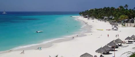 Sun loungers, beach towels