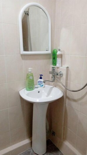 Haartrockner, HandtĂŒcher, Seife, Shampoo
